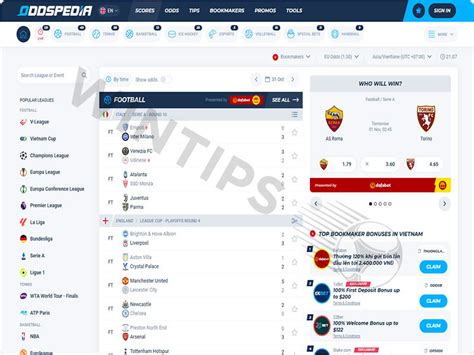 oddspedia|book of odds website.